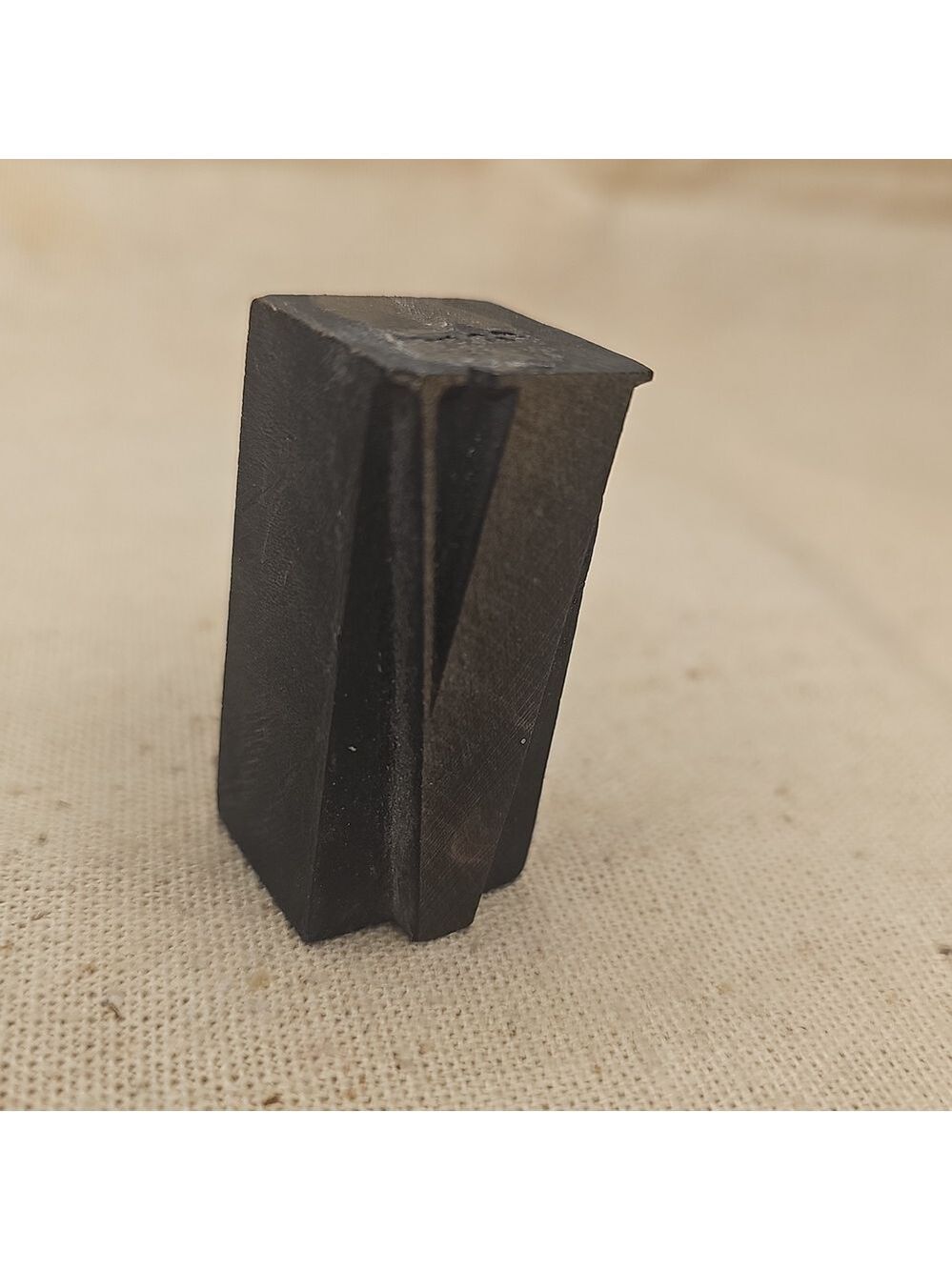 Antique Wooden Letterpress Block "V"